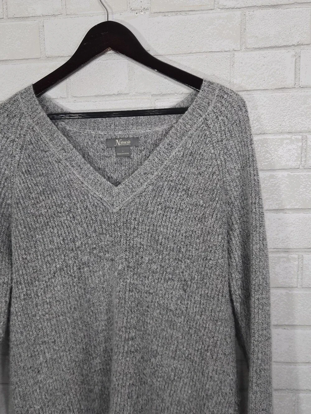 Natural Reflections v-neck sweater